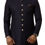 Classic Blue Berry Achkan for Men | Elegant Ethnic Wear | Jaipurio